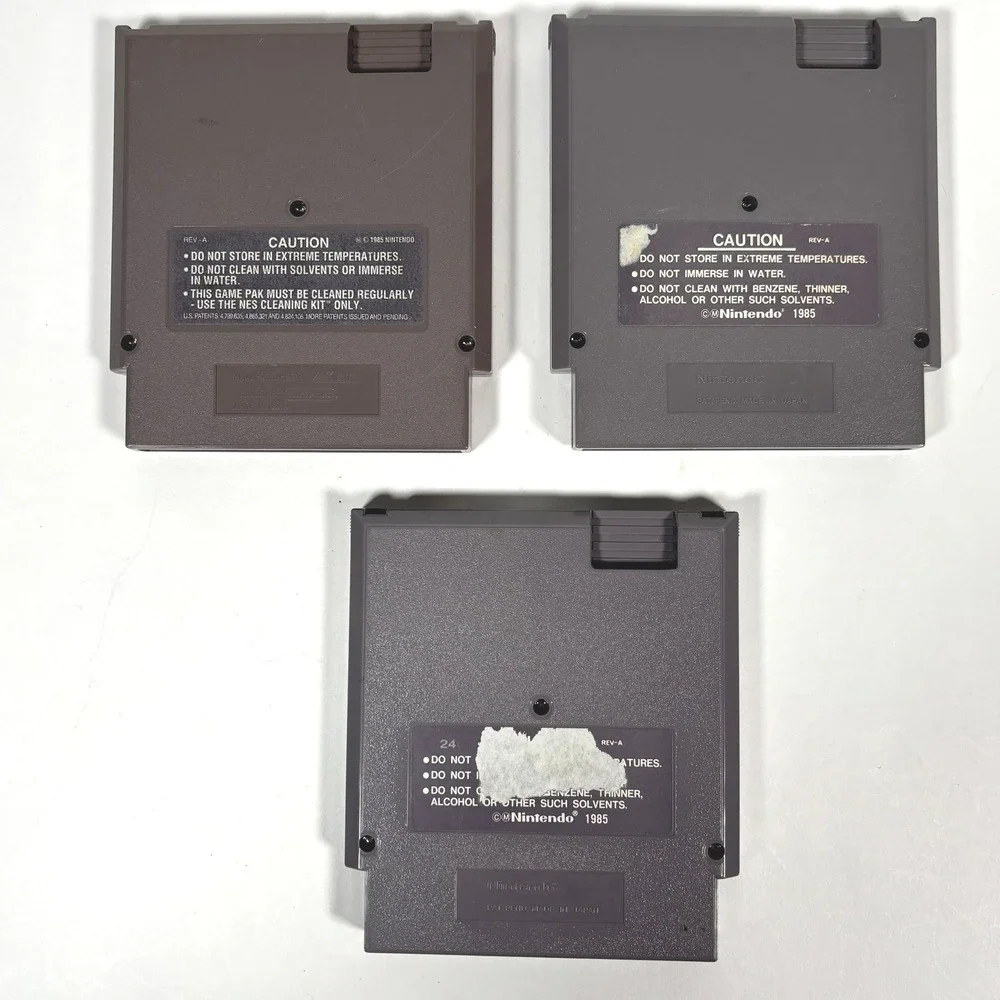 Nintendo NES Game Lot T2 Terminator 2 Mission Impossible Othello 3 Cartridges